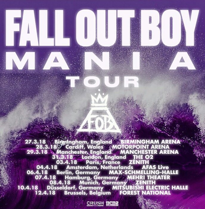 falloutboy_Ita's tweet photo. Quel triste momento in cui rilasciano le date europee ma realizzi che non c'è nessuna data italiana https://t.co/Osvpl5siUl