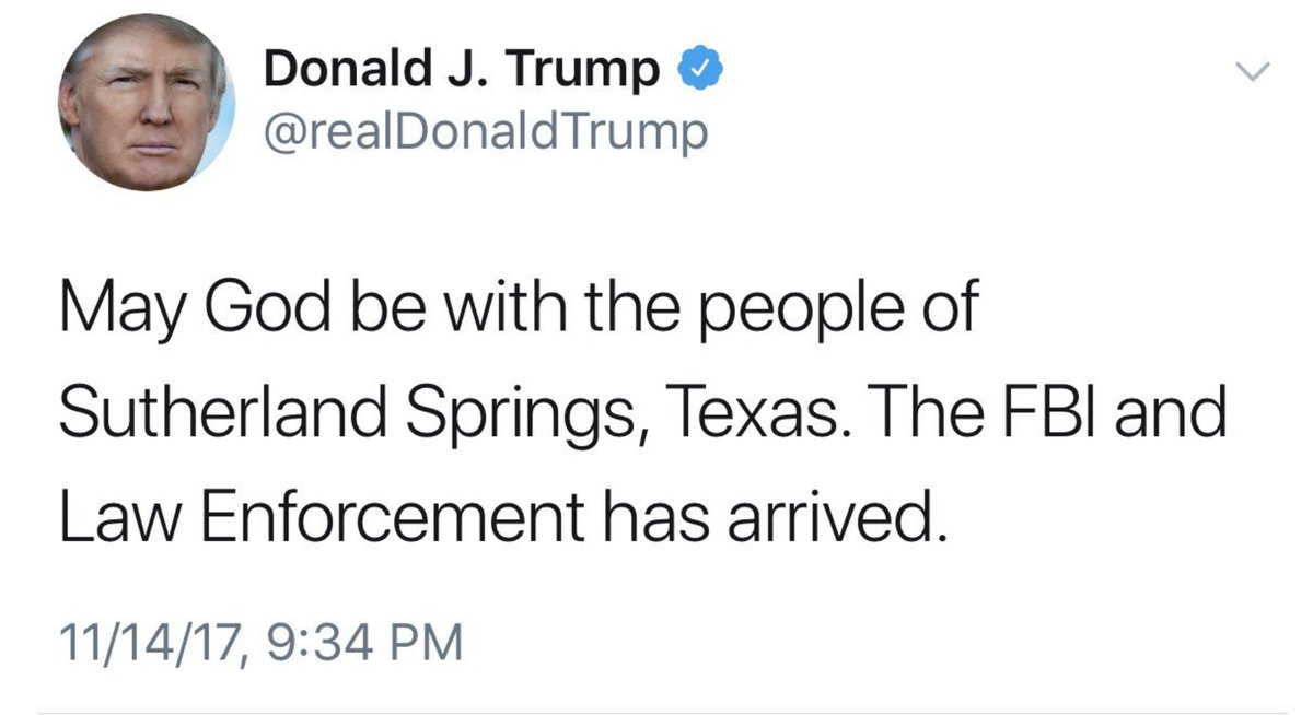 Mass shootings in America are so common that the president now just copy & pastes his condolences—sometimes mixing up the city from today's mass shooting from last week's 😒