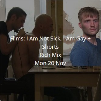WiseThoughts's tweet photo. A dramatic short film about the hunt for gay men in Chechnya @inkbrew #Unchechen & A moving story of one of the few out gay activists in #Kazakhstan #IamNOTSickIamGay on 20 NOV @RichMixLondon #GFEST2017 opening film nite https://t.co/qz1G3ywnmz @GFEST https://t.co/iizQQAE6Bl