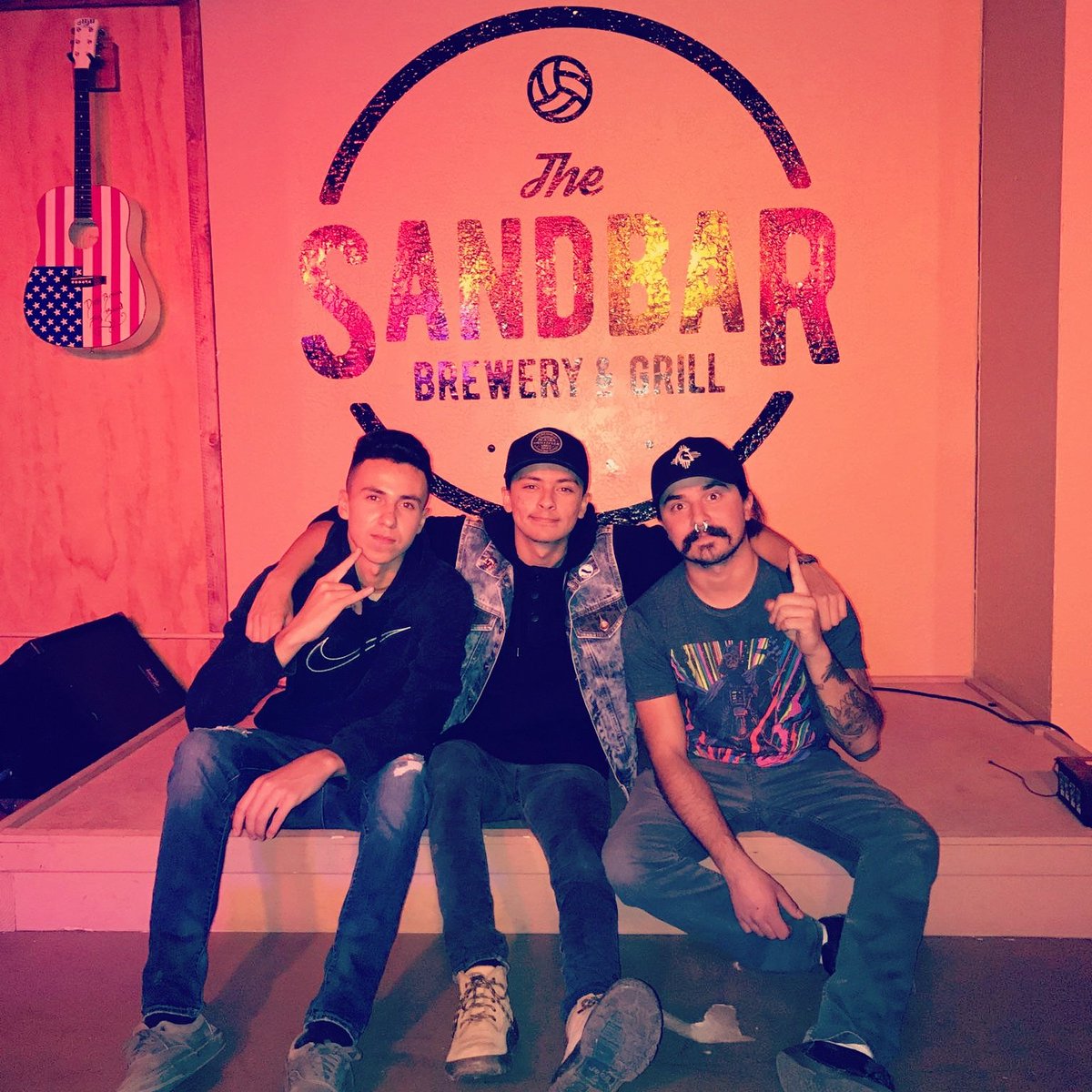 The brothers are back at it! We'll be jamming from 7:45pm-8:45pm acoustic on the back patio,  and from 9pm-12am full setup on the main stage this Thursday! #TheSandbarBrewery