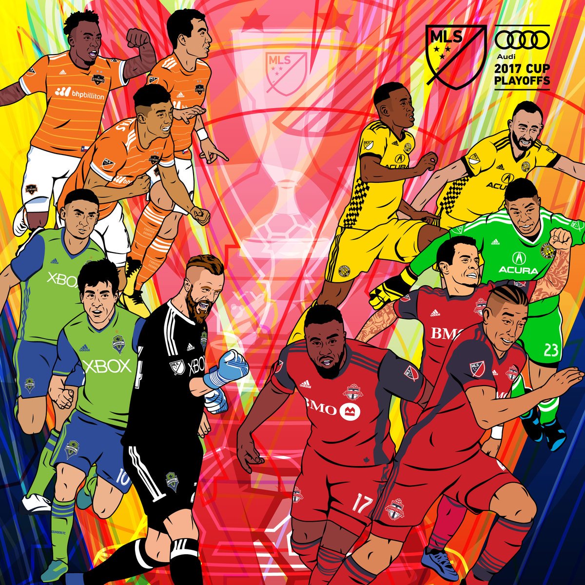 Major League Soccer (@mls) on Twitter photo 4️⃣ teams. 1️⃣ goal. // <a href="/Audi/">Audi USA</a> #MLSCupPlayoffs 4️⃣ teams. 1️⃣ goal. // <a href="/Audi/">Audi USA</a> #MLSCupPlayoffs