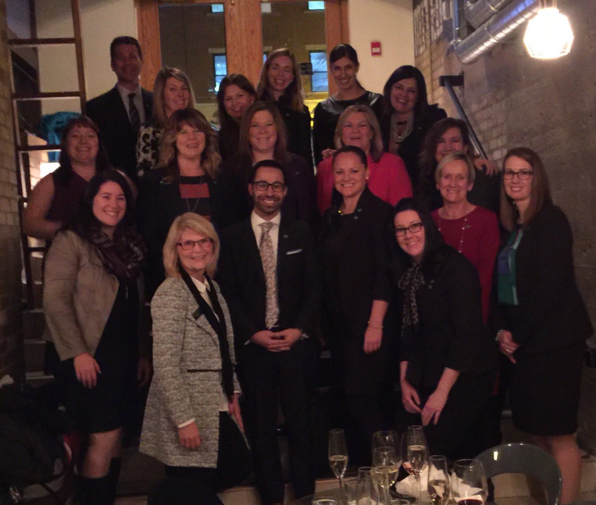 #WIL in #YEG with thanks to Robert Ghazal for his insights and to all the  amazing women at TD who look to build a better bank!  The future is ours to mound and change - very proud to stand with you!