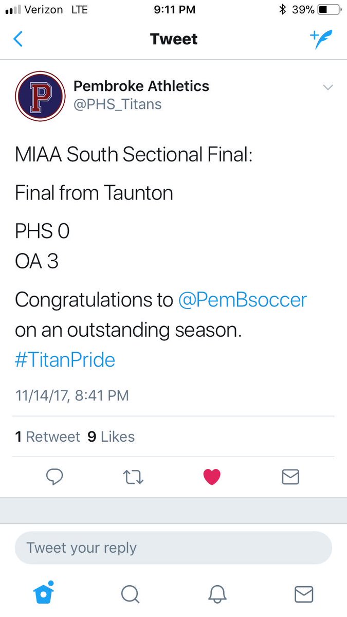 pemblax's tweet photo. Congrats on a great season @PemBsoccer, a few former Pemb youth lax players on the team #PembrokeProud https://t.co/tTGWXCBhgj