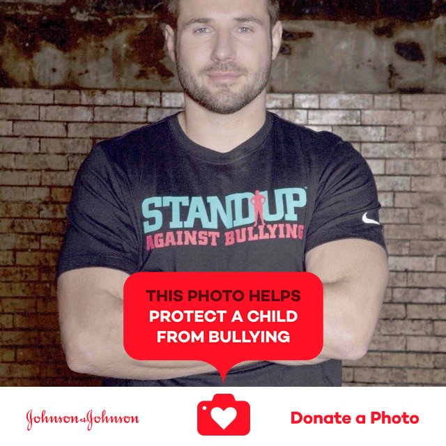 PMFontana's tweet photo. Happy STAND UP AGAINST BULLYING DAY from me and Ben Cohen #jnj @donateaphoto #CareWithPride #StandUpDay https://t.co/qh1LFM3gbB https://t.co/IlV8elvODO