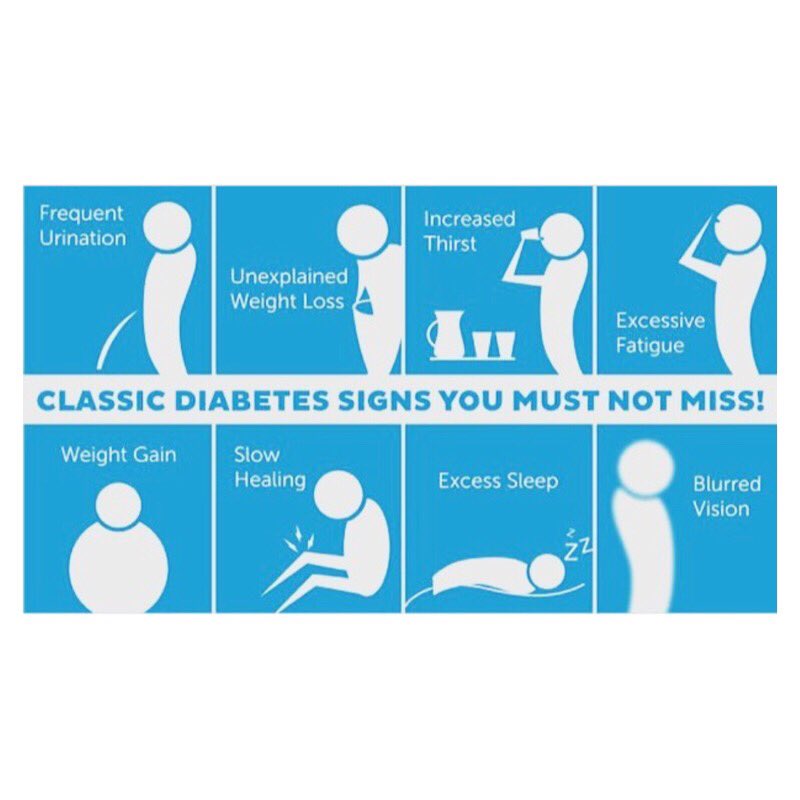 Today is World Diabetes Day💙 Did you know that Type 1 Diabetes is often mistaken for the FLU? Please share the symptoms, it can save a life!