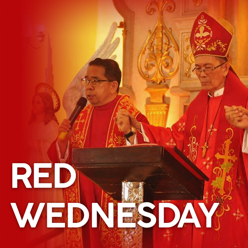 radio_asf's tweet photo. Rev. Fr. Greg Vega and Most Rev. Paciano Aniceto, DD for #RedWednesday celebration.
#RedWednesdayASF
#RedWednesdayPH https://t.co/CwgOxufWp1