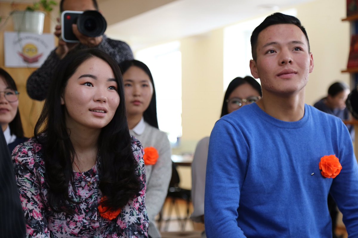 UNFPA_Mongolia's tweet photo. The #SustainableDevelopmentGoals are the goals for our future and we need the support of young people to achieve them. — @UN_Naomi https://t.co/pv7jZnYeAe