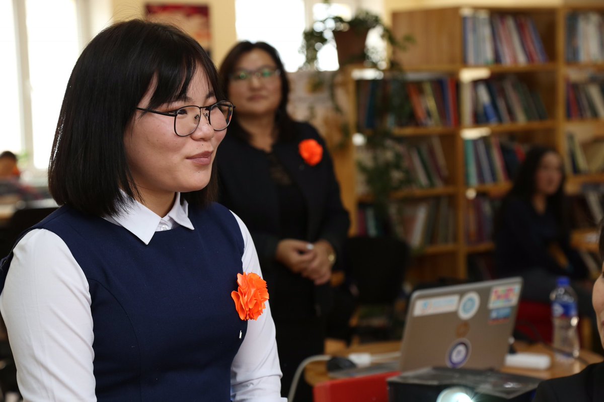 UNFPA_Mongolia's tweet photo. The #SustainableDevelopmentGoals are the goals for our future and we need the support of young people to achieve them. — @UN_Naomi https://t.co/pv7jZnYeAe