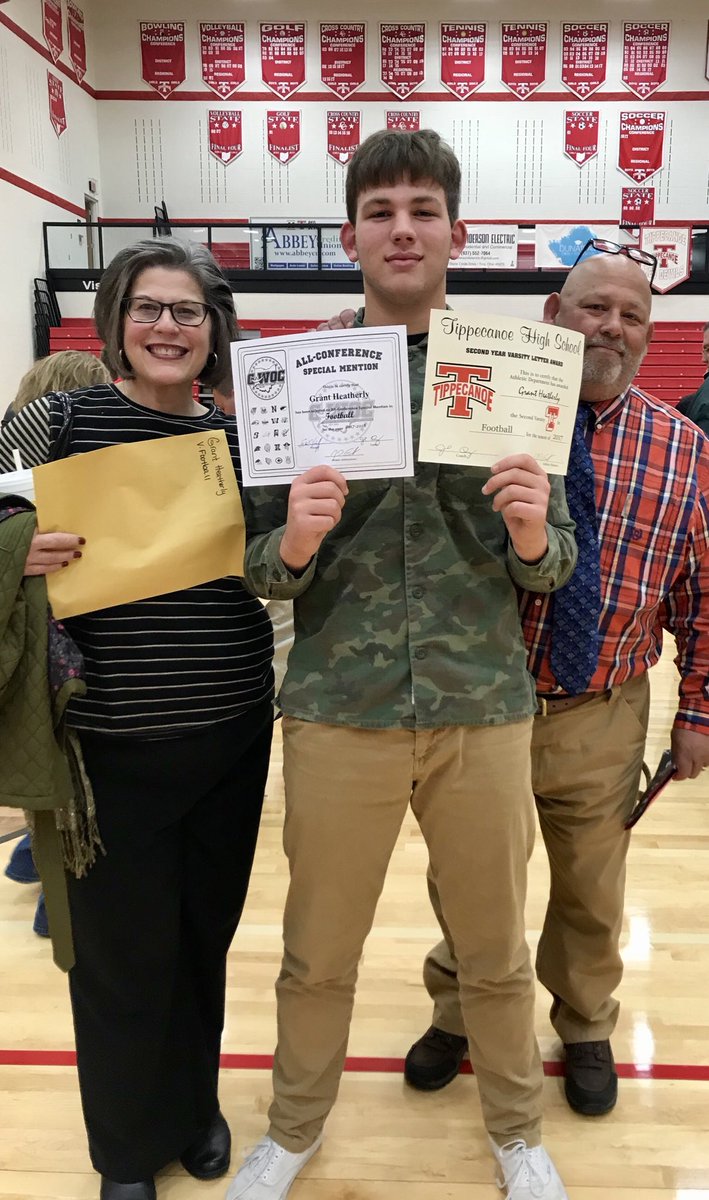 Fall sports banquet. Proud of our Gman