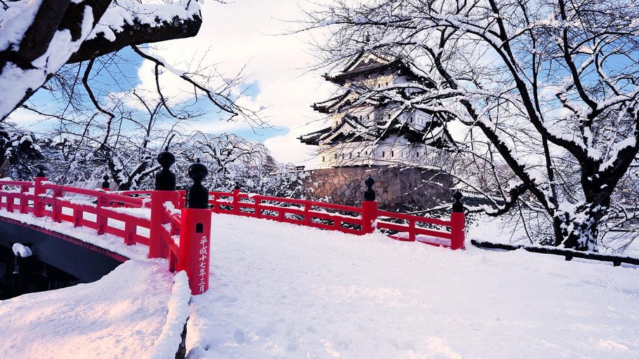 Japan in the snow