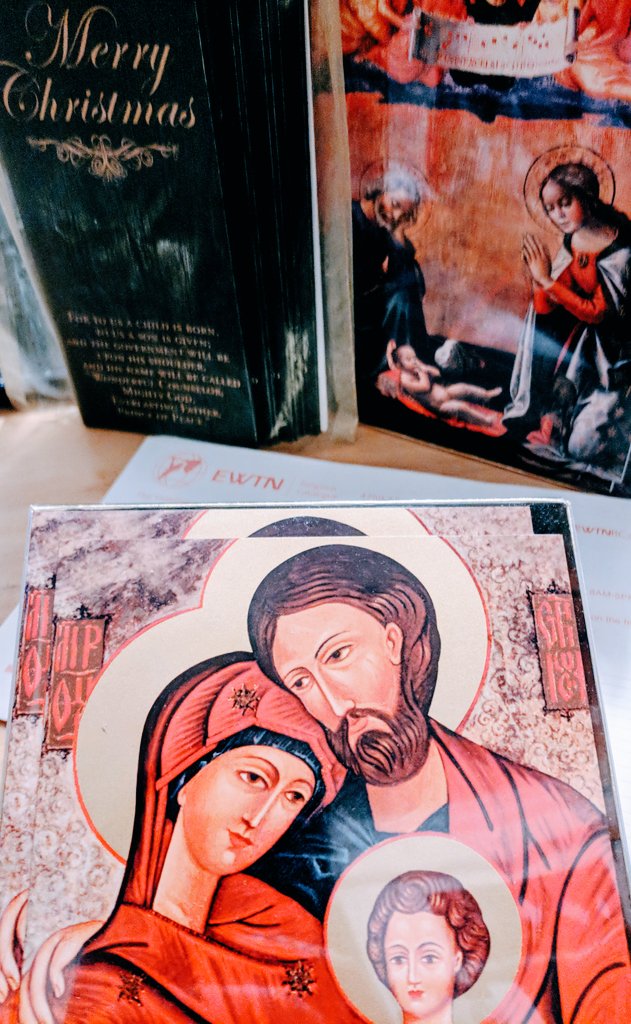 catarinalai's tweet photo. most anticipated 📬 mail arrived. thank you, Eternal Word Television Network. ready for #Advent. 

#HolyReminder

next ... ✒️ https://t.co/9XefHj682t