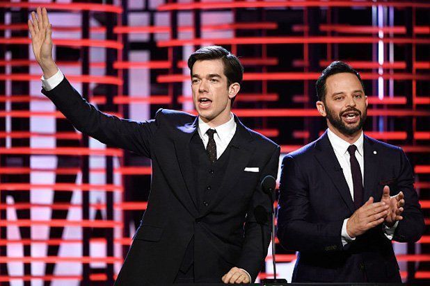 .<a href="/NickKroll/">nick kroll</a> and John <a href="/Mulaney/">John Mulaney</a> return to host 2018 #SpiritAwards yhoo.it/2yDBKtD