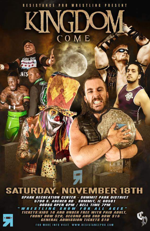 DarinCorbin's tweet photo. This weekend!

Friday: @FreelanceWres #TeamStevie vs. #TeamShug 

Saturday: @RESISTANCE_Pro debut against @myurbandream 

Sunday: @VivaLaRasslin to save the sinners!

#KeepWrestlingFun 
#ChicagoStyle https://t.co/3eKEajFRpz