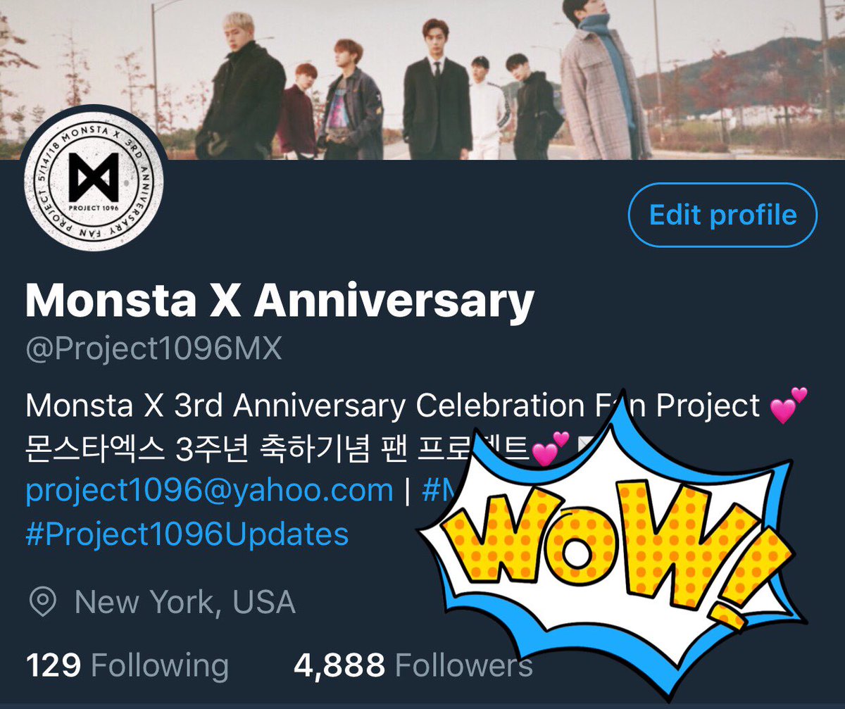 Project1096MX's tweet photo. [#Project1096Updates] We sincerely appreciate each Monbebe for supporting this intl fan project for MX anniversary! 5000 followers soon? 💪🏼 https://t.co/2nxQ6jIxOd