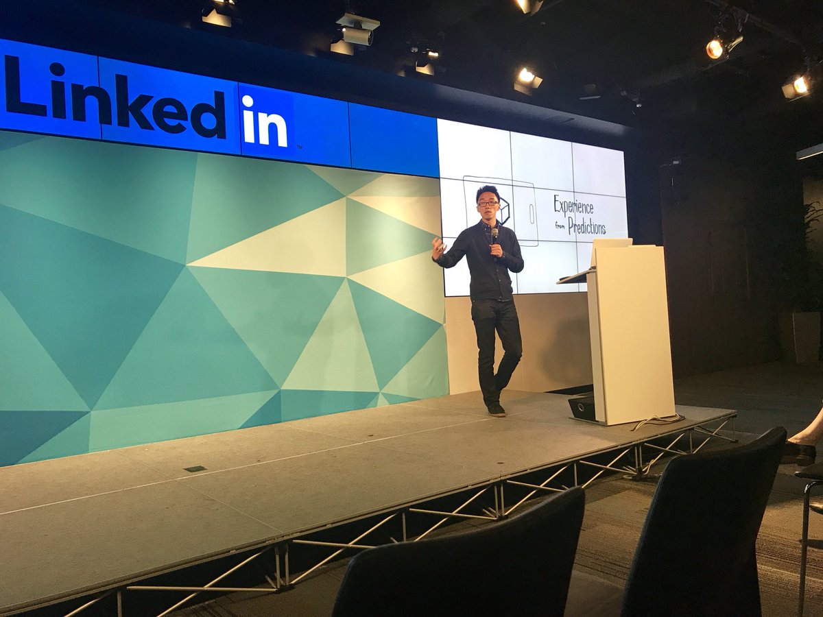 sharlagillard's tweet photo. If we know how it works, we will know how to design for it - Tony Chu, Product Designer, Noodle.ai... #idx hosted #Designing for Humans Age if the #Algorithm https://t.co/RKHBlB9Iqk