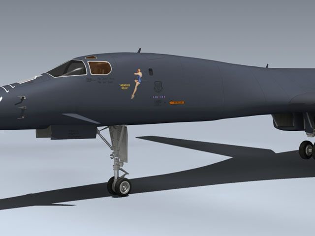 Ironworx3D's tweet photo. Our epic B-1B Lancer (Memphis Belle) 3d Model by Mesh Factory https://t.co/ybYVoEuIzL #usaf #Bombers #3dmodeling #3dsma #3ds #Maya Sign up for our newsletter and get a 15% off coupon code! https://t.co/vOQPHv0a4V