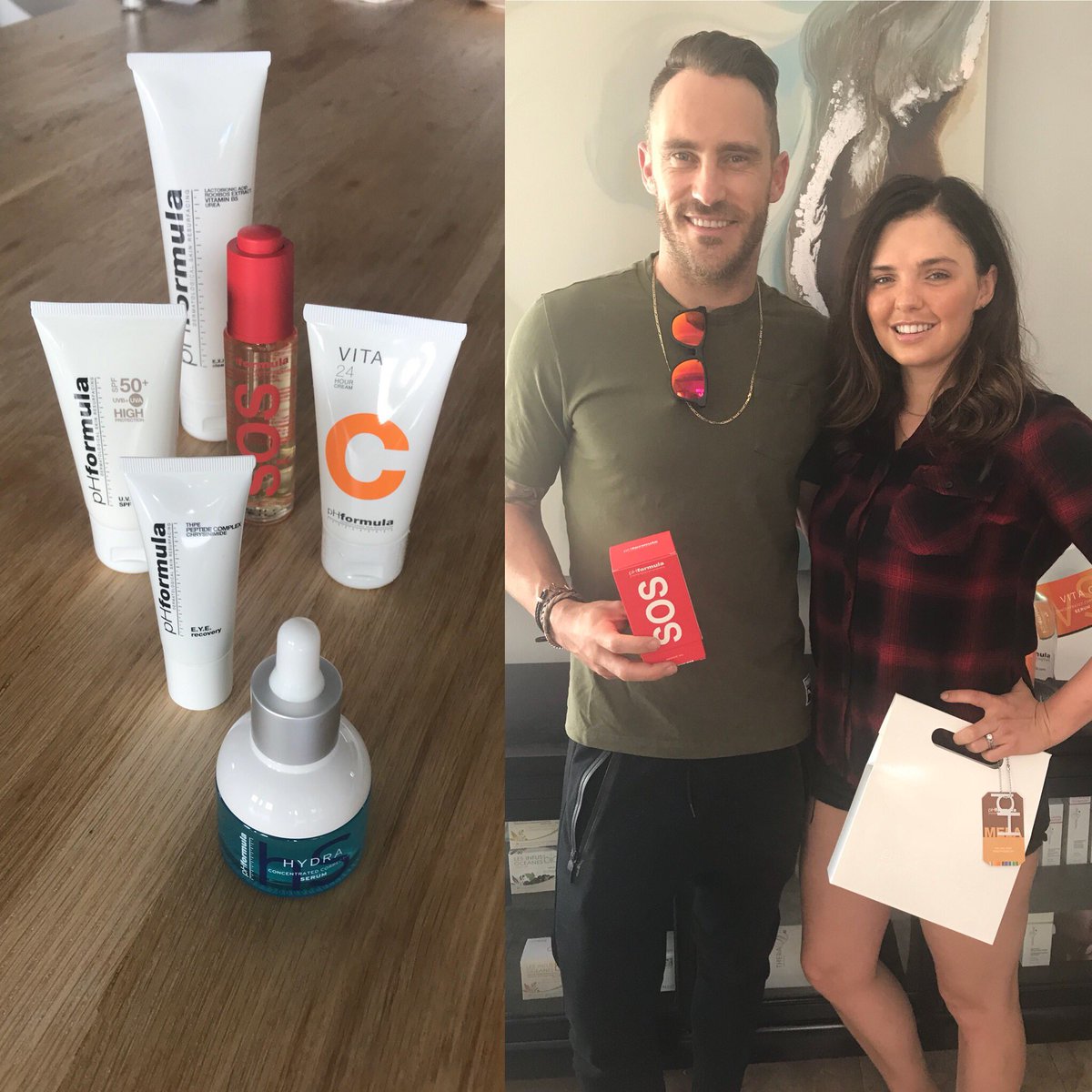 Thanx to <a href="/pHformula/">pHformula</a> for looking after our skin.#keepingmeyoung