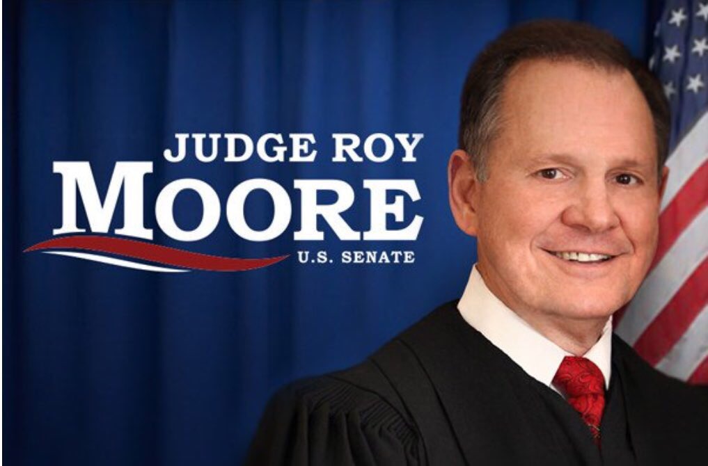 carrieksada's tweet photo. If you think keeping #RoyMoore out of the Senate has to do with 40 yr old allegations; think again. The Establishment doesn’t want a man they can’t control; and that’s Roy Moore. #RoyMoore4Senate2017 https://t.co/wcrdLCPanE
