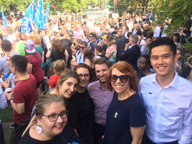 UrbisAustralia's tweet photo. A fair &amp; equitable society is essential for strong cities &amp; communities. We are very proud to celebrate a #YES for #marriageequality today! #LoveisLove https://t.co/OYlrITLBpC
