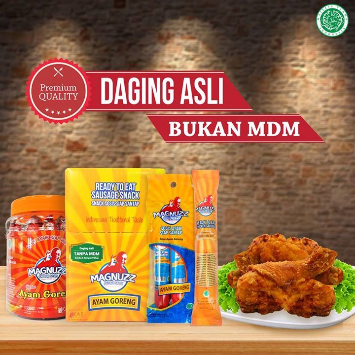 MagnuzzSnack's tweet photo. Hanya Sosis Magnuzz, sosis yang menggunakan 45% fillet daging ayam segar asli, tanpa kulit, tanpa tulang dan tanpa… https://t.co/TriTwcxvaL https://t.co/KLBjnfy3UL