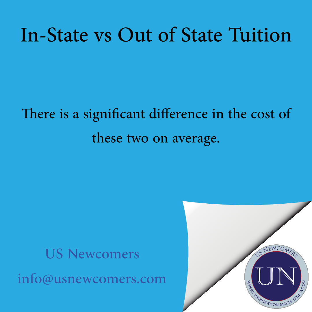 USNewcomers's tweet photo. There is a significant difference in the cost of these two on average. #CollegeCost #ResidentofState #CollegeTuition #StuInIS #USNewcomers https://t.co/6qmaeDxEpJ