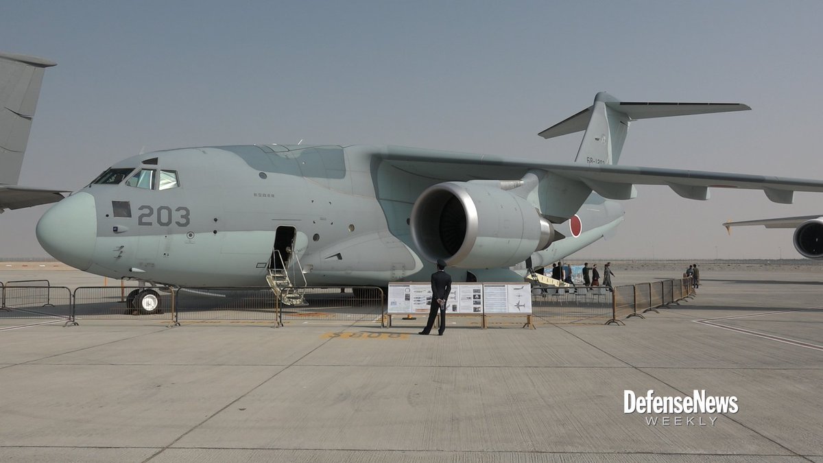 اليابان تستكمل مشروع تطوير طائرة الشحن العسكري  kawasaki c-2 DOpqcXmXkAAci8R