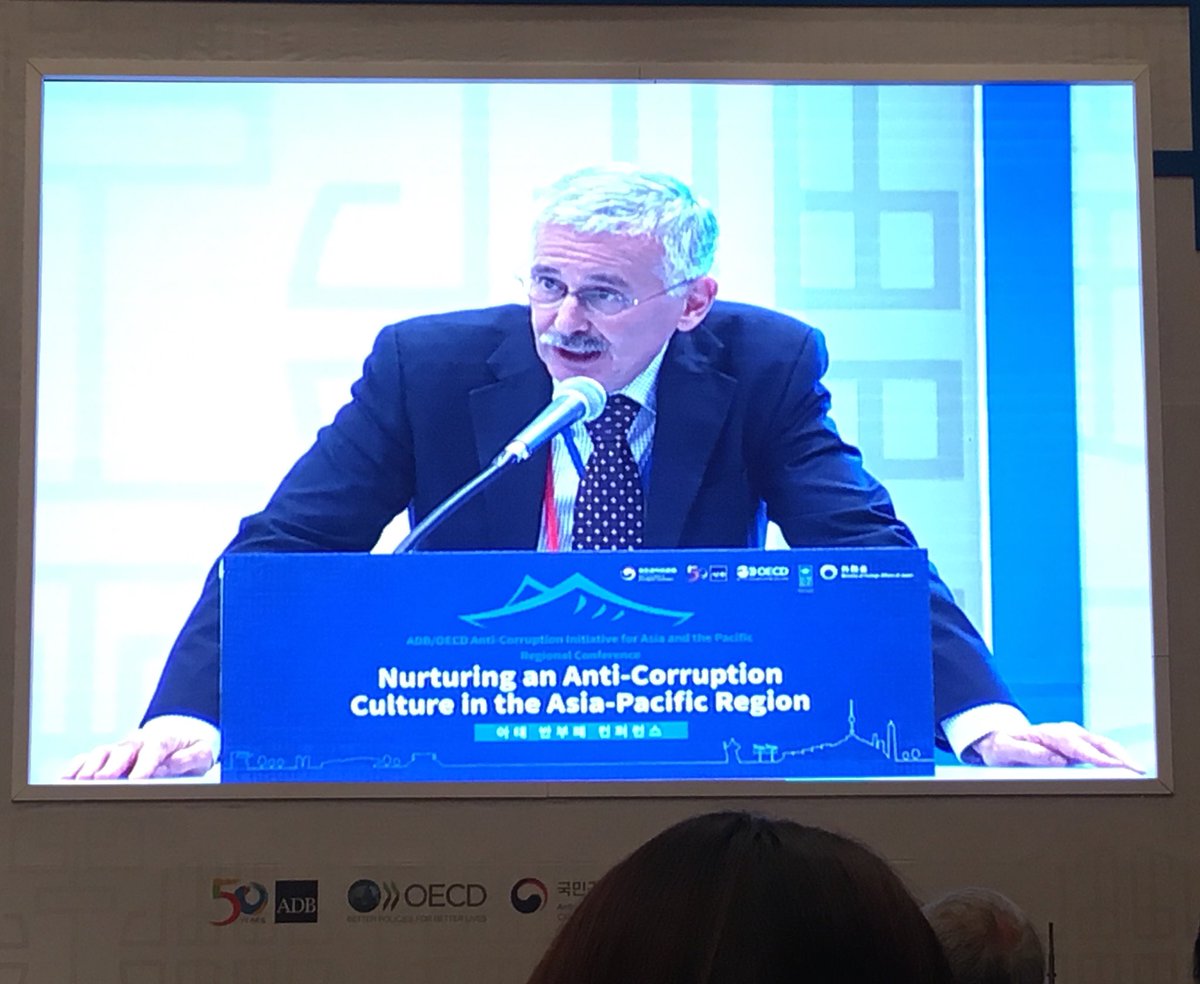 UNDPasiapac's tweet photo. .@BaHorv of @UNDPSPC opens 1st meeting of Public Integrity Network for AsiaPac @regional anticorruption conference w/ @ADB_HQ @oecd_bizfin https://t.co/mHU8Hnpr2B