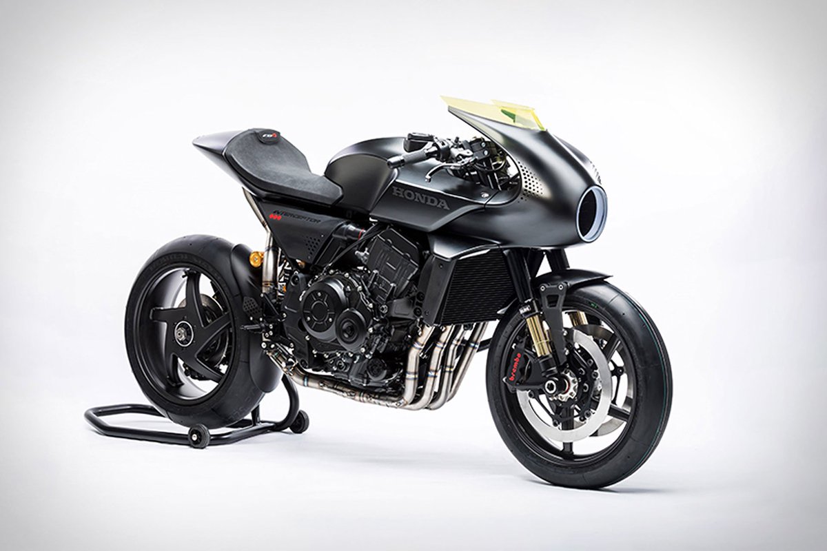 techeblog's tweet image. Stealthy #Honda CB4 Interceptor Concept #motorcycle was inspired by the #TRON Lightcycle. techeblog.com/index.php/tech… #cars #luxury #gadgets #motorcycles #geek