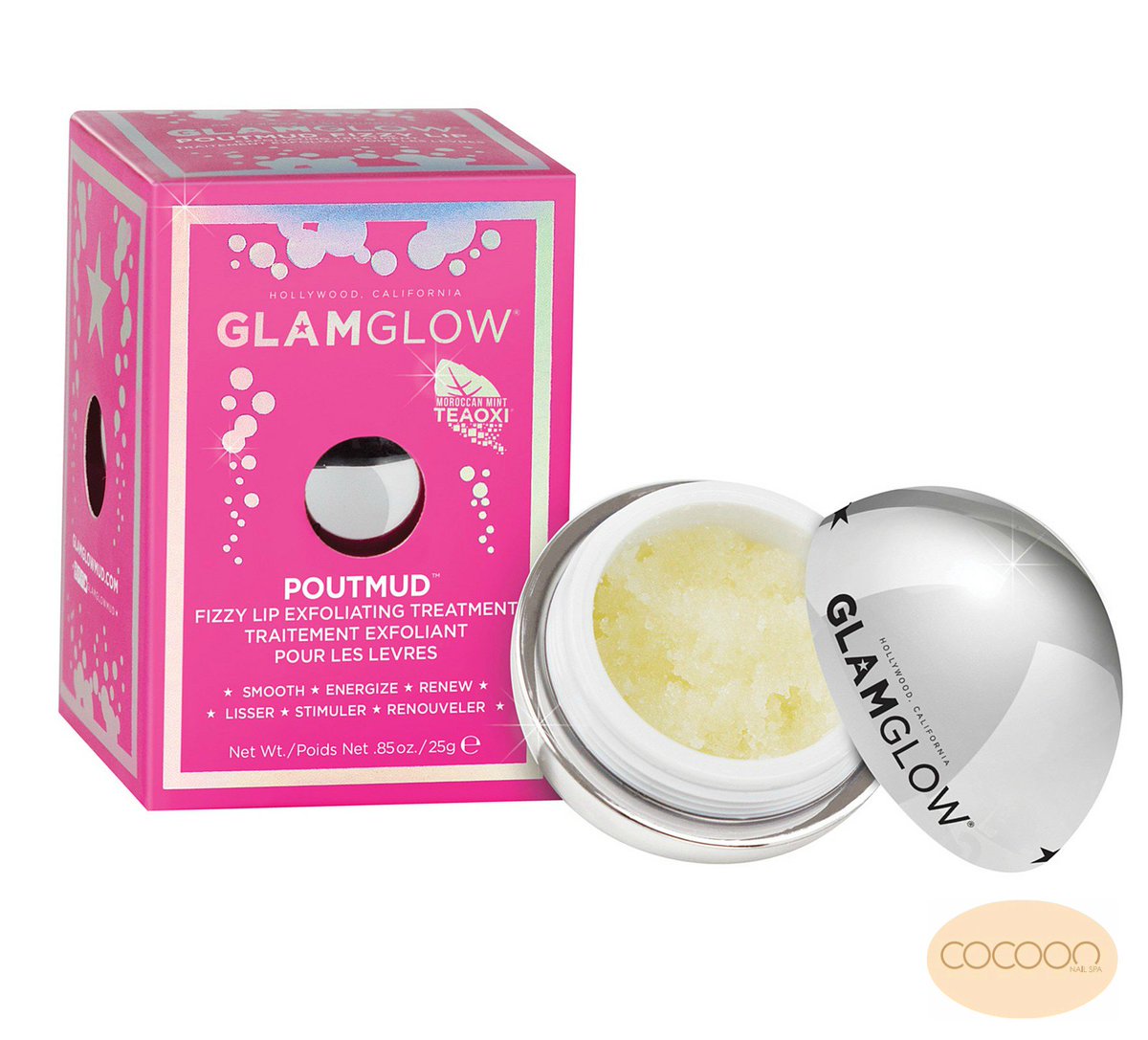 Cocoonnailspa's tweet photo. GLAMGLOW® POUTMUD™ Fizzy Lip Exfoliating Treatment
#cocoonnailspa #glamglow #poutmud #liptreatment #exfoliate #renew #energize #beauty #antioxidant #hibiscus #canesugar #seasalt #retail #nailspa #motorcity #dubai #uae #2017 https://t.co/zuOvYPA9xJ