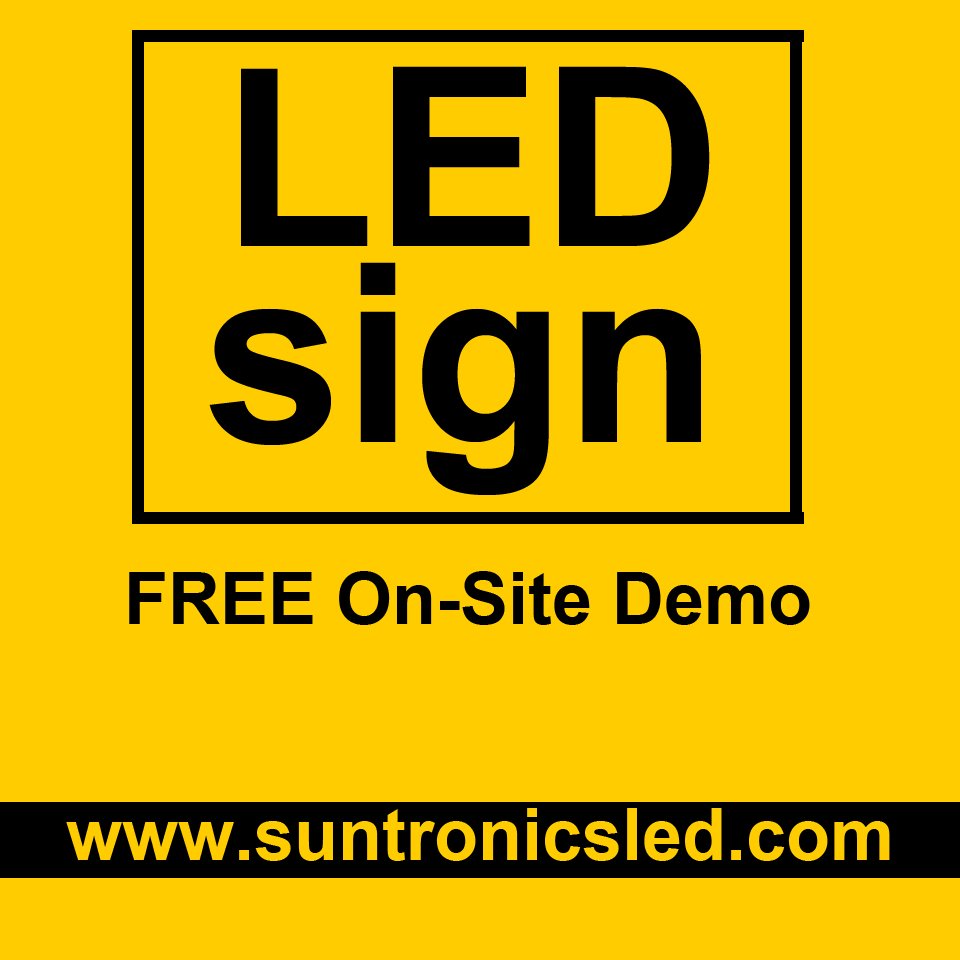 SuntronicsLed's tweet photo. Indoor & Outdoor #LED #Sign #Boards - The best price in #USA. Call Us for Free On-Site Demo - +1 256-762-6697
#LEDSigns #LEDDisplays #OutdoorSign #SignBoards #USASign https://t.co/7P1s5HPKGg