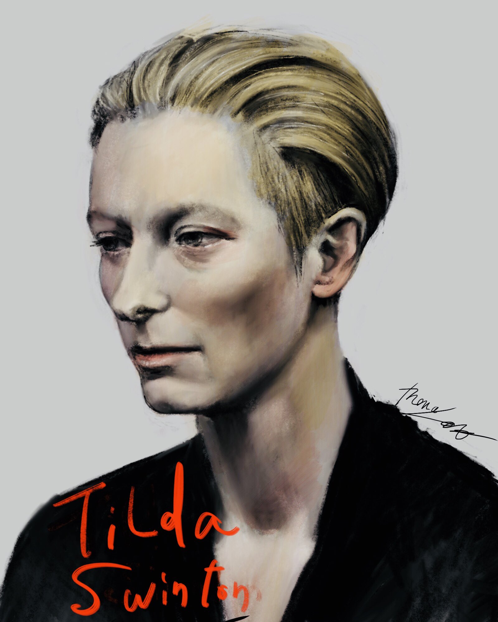 Renaart ティルダ スウィントン この方も和風が合うのではないかと描いてみました Tildaswinton ティルダ スウィントン Ipadpro Artwork イラスト Procreate Renaart ティルダ スウィントン この方も和風が合うのではないかと描いてみました Tildaswinton ティルダ スウィントン Ipadpro Artwork イラスト Procreate