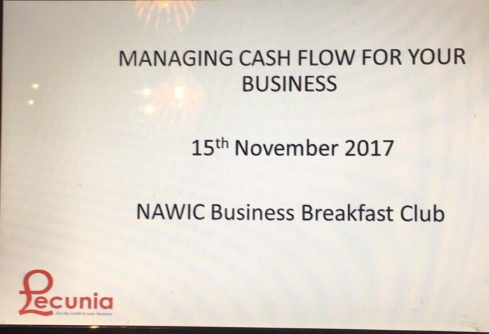 pecunia2016's tweet photo. Fantastic morning with @NawicLDN ladies this morning!  Remember Credit Management can effect all departments of a business. #CashisKing https://t.co/dFXsMu699p
