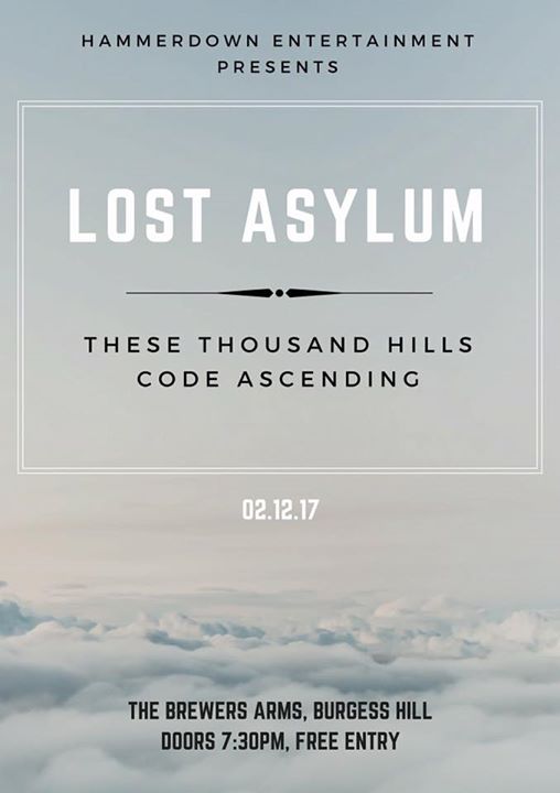 Lost_asylum's tweet photo. https://t.co/JC3w1JjD4g Playing a gig at the Brewers in our Hometown.
Come down have a beer and say hi.
We'll be airing a brand new song for your hungry ears.
#Metal #Rock #Supportlocalrock #supportlocalmusic https://t.co/f2p6DmbL6Q