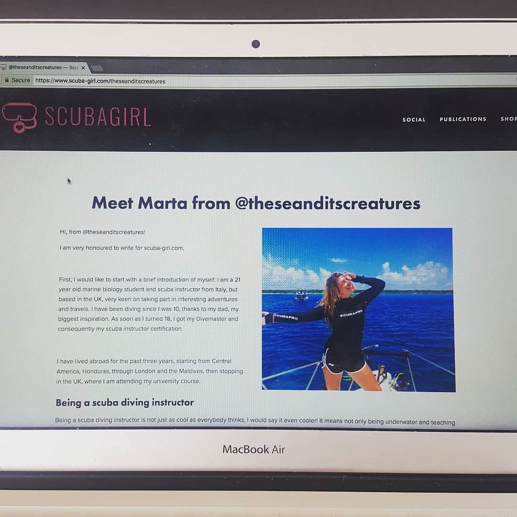 New article online! Thanks @theseanditscreatures for sharing a little of your story and about your adventure in Cu… ift.tt/2hB1R1g