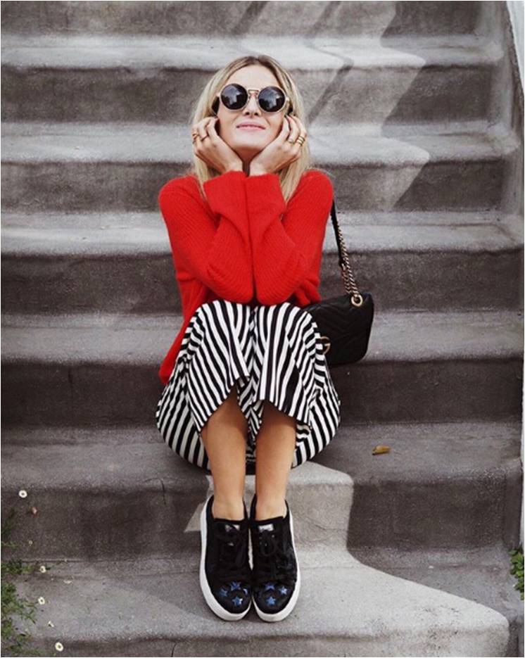 AshFootwearUK's tweet photo. All smiles! #ASHgirl @rossio_style clashes her stars and stripes in the #ASHshoes CULT STAR trainers https://t.co/nesKjzCrVI https://t.co/hFxe1Z7eiR