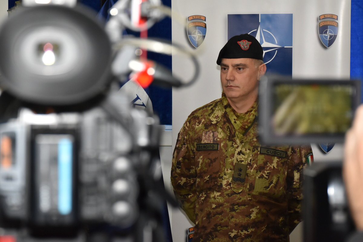 NATO_KFOR's tweet image. Major General Salvatore CUOCI is the new Commander of #KFOR

#EnduringCommitment