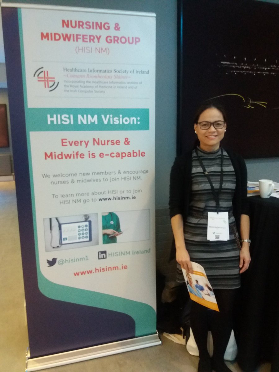DaraghRodger's tweet photo. Great opportunities for nursing and midwifery in health informatics drop by the HISINM stand to learn more #hisi2017 @HISINM1 @HISI_Ireland @melrod3guez @lorraineledger3 https://t.co/1PZsqH7hHA