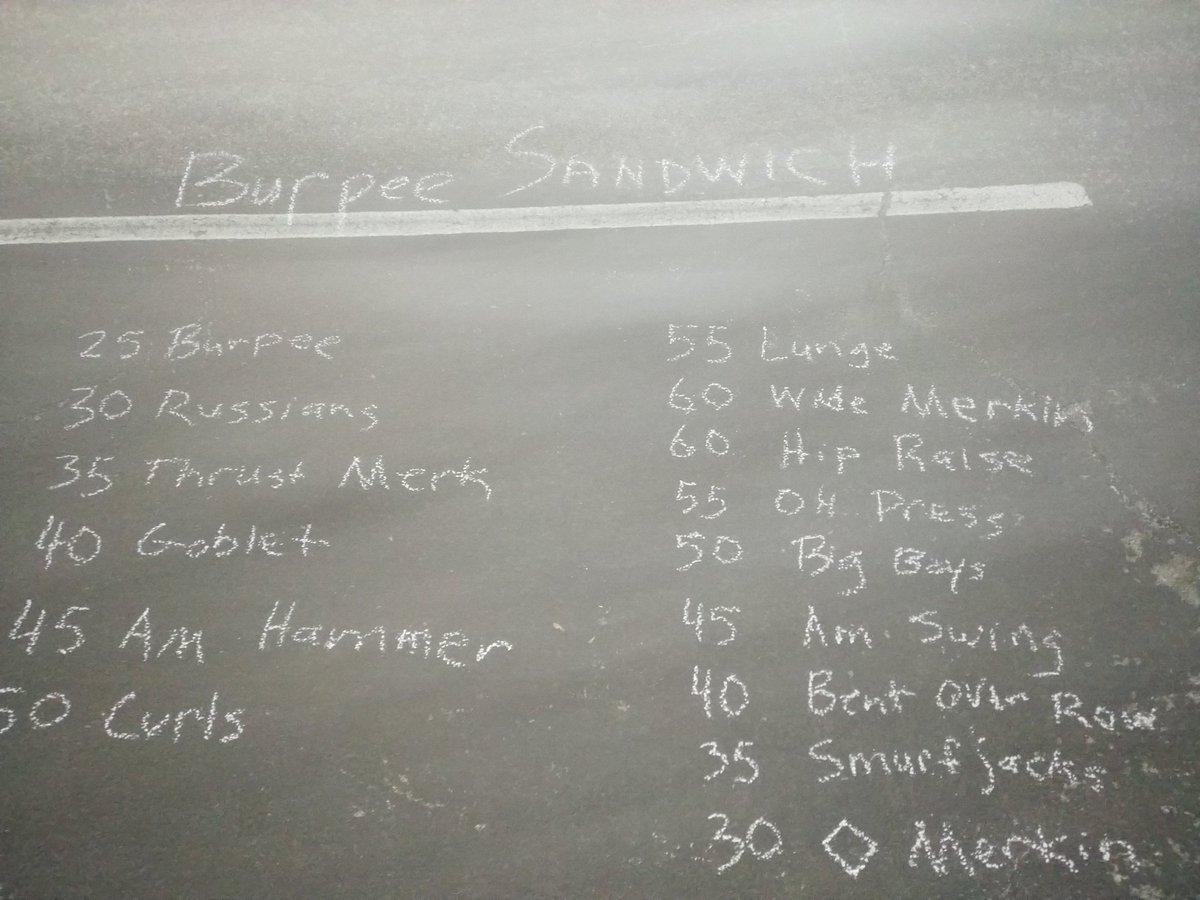 Ratchet_F3's tweet image. The BurpeeSandwich took a few bites this morning... #gloom #RopesNBells @F3Knoxville @F3Tennessee
