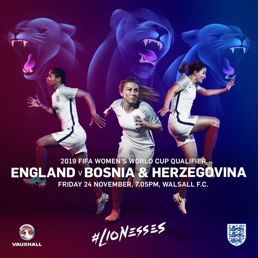 Win Family Ticket For The World Cup Qualifier Between England And Bosnia Herzegovina