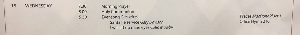 It's a #LivingComposers day in <a href="/Ely_Cathedral/">Ely Cathedral</a> and even qualifies for <a href="/CeciliasList/">Cecilia's List</a> with responses by <a href="/seam100/">Dipak</a>.