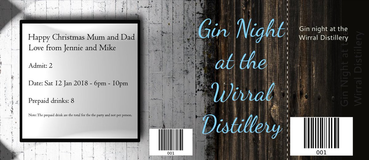#WednesdayWisdom only 40 days left to get your hand on the perfect Christmas gift for a gin lover, a personalised ticket to our Gin Night on the 12th of January mygin.co.uk/specialtickets/ #gin #ChristmasIsComing #gifts