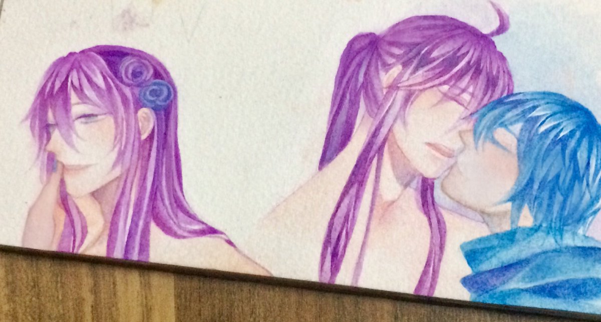 Habuki On Twitter God Bless Me Á»¥wá»¥ Vocaloid Fanart Gakupo Kaito Gakukai
