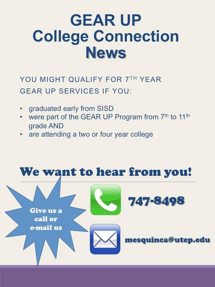 GearUp_EDHS's tweet photo. SISD Class of 2017, if you meet the criteria get in touch with us. https://t.co/XU8hqHSo9a