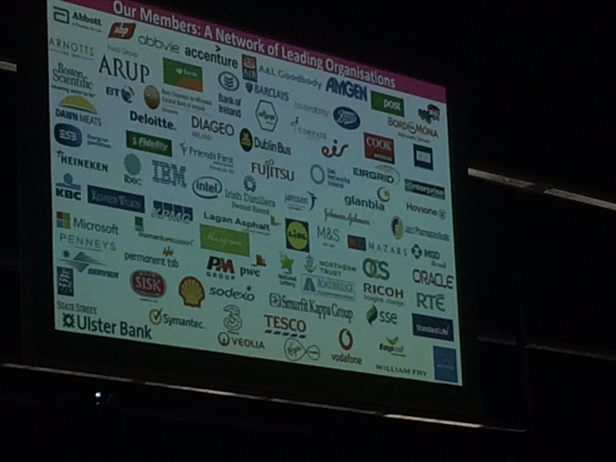Marie Hayden (@marietw1t) on Twitter photo Proud to see the <a href="/EirGrid/">EirGrid Plc</a> logo up on this screen with many of our industry partners. Well done BWR team #ceoforum17 Proud to see the <a href="/EirGrid/">EirGrid Plc</a> logo up on this screen with many of our industry partners. Well done BWR team #ceoforum17