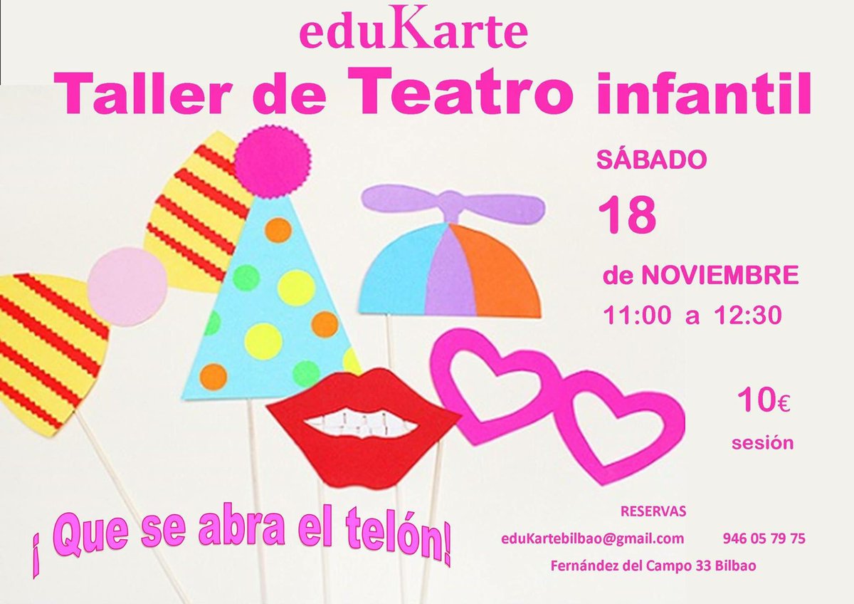 bilbaotxiki's tweet photo. Ale! Otro #txikiplan al canto! En #edukarte, para este sábado 18!  @ItziarESB https://t.co/SFKJQi9G5k