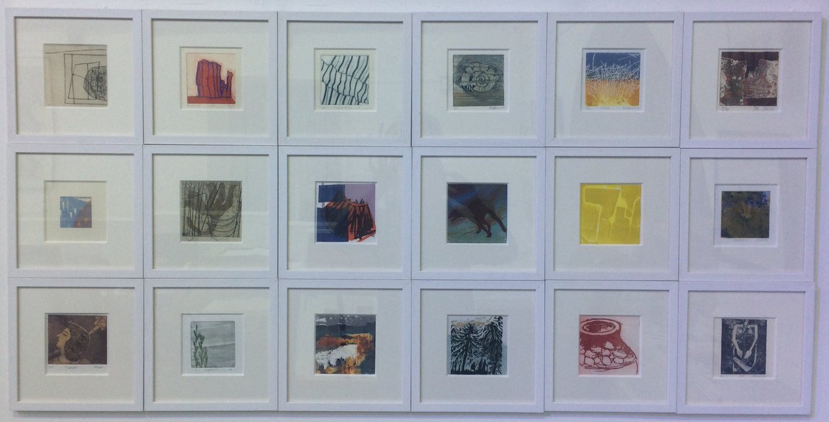 We welcome 18 printmakers from Somerset Printmakers to the exhibition space for the last show of the year ‘Impress’ #printmaking #etching #miniprints #Somerset #shoplocal