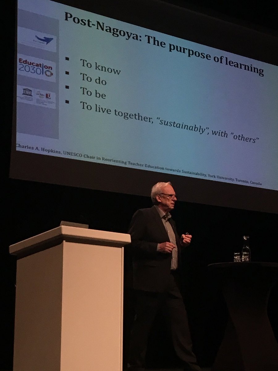 LARORIK's tweet photo. Charles Hopkins, UNESCO Chair holder at York University in Toronto inleder dag två på konferensen ”Lust och engagemang - Utbildning för en hållbar framtid”.
What is the purpose of learning?
#LHUskola https://t.co/RpCGLE05di