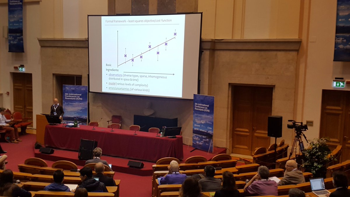 CopernicusECMWF's tweet photo. Continuing today #ICR5 with Section 3 – Methods for #reanalyses, Patrick Heimbachc (University of Texas at Austin). Follow us online: https://t.co/s2t5MPNG9A https://t.co/8Xzr0csaSN