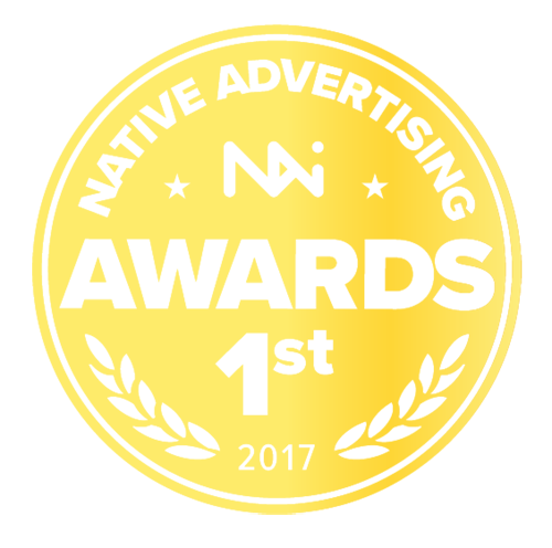 NativeInstitute's tweet photo. Congrats to @24sata_HR winning GOLD for #BestUseOfYoutube at #NativeAdAwards17 with their @cocacola campaign #SharedDream. https://t.co/LbxLnLVKun