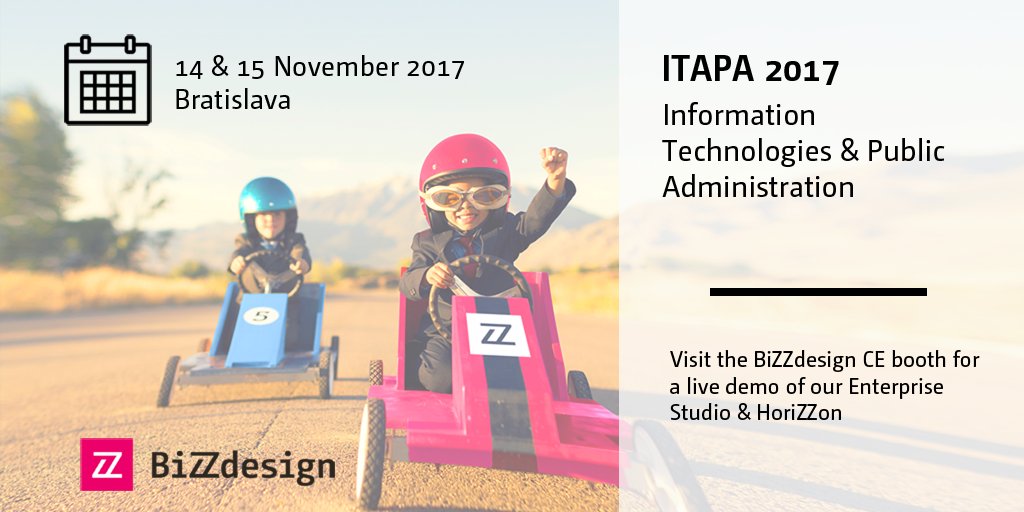Bizzdesign's tweet image. Also today you can walk by our booth at  #ITAPA2017. Bring a coffee and ask for a demo of our #enterprisestudio or talk #drivingsimplicity #entarch #ea